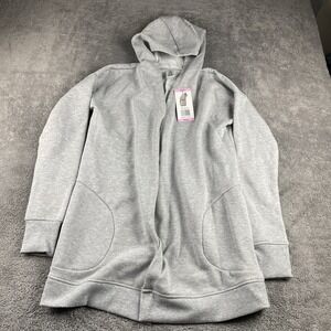 Active Life Cardigan Open-Front Womens Small Gray Long Sleeve NWT